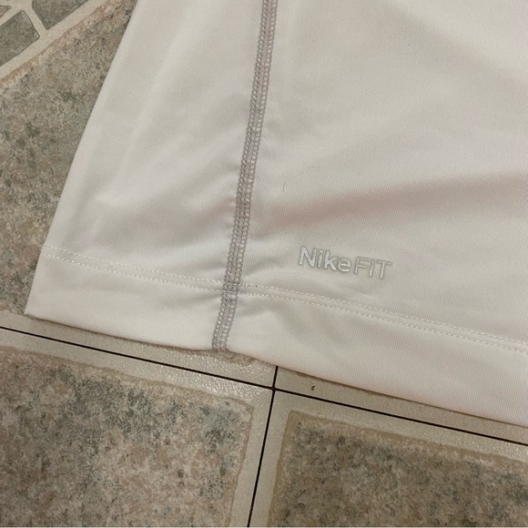 Nike Pro Dri-Fit Mens Large Short Sleeve Shirt White Gym Training Tee Active Top - Picture 5 of 8